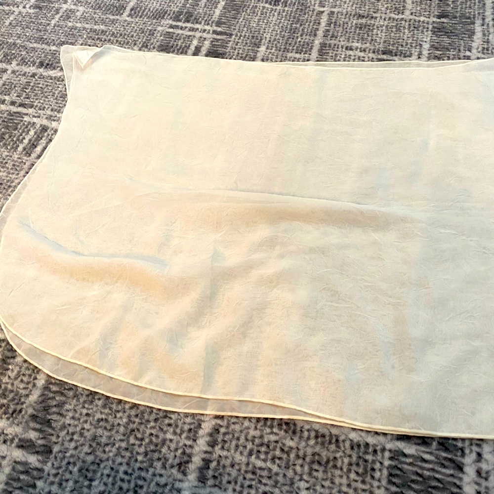 Bikini Bay Sheer Off-white Beach Sarong NWOT